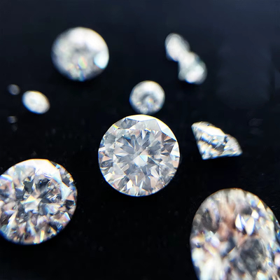 5mm-20mm VVS1 Beyaz yuvarlak kesilmiş gevşek Moissanite Taşları