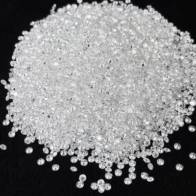 Küçük Boyutlu Yuvarlak Melee Moissanite 1.0 CT Her Paket Renk Oyunu Optik Etkileri ile