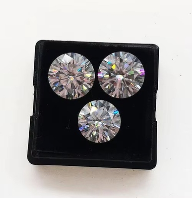 Moissanite stud yuvarlak parlak kesim laboratuvarı yaratıldı VVS gevşek Moissanite Elmas Düğün yüzükleri için moissanite yüzükleri markize
