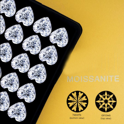 Alışveriş Portfölyesi mossanite Pass Elmas Test GRA Taşlar D Renk Yuvarlak Şekil Elmas Sıvı Moissanite moissanite halka küpeleri