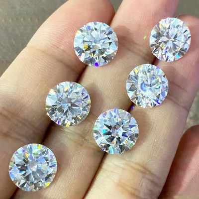 Üreticiler Alışveriş Moissanite gevşek taş Elmas Test GRA elmas yuvarlak Yırtıcı Moissanite taşları mücevher yapımı için