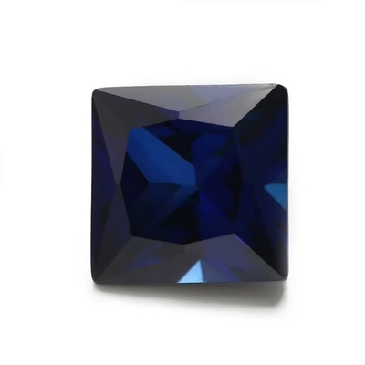 Mücevherler Sentetik 34# Sapphire Square 1.5x1.5mm-10x10mm Korundum Yüzükler için gevşek mücevher vvs moissanite özel asma