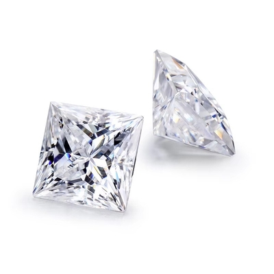 Prenses Cut Loose GRA Moissanite Elmas D VVS1 Kare Şekil Moissanite