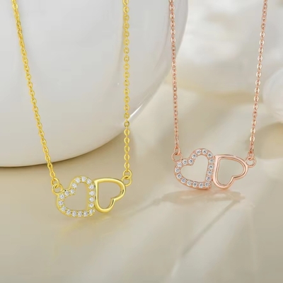YASVITTI Sevgililer Günü Hediyesi Lüks Kolye 925 Sterling Gümüş Moda Klasik Kadınlar Kalp Kolye Mücevherleri