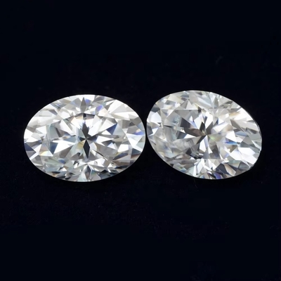DEF Renk Moissanite VVS Geçit Elmas Denetleyicisi Sıfır Oval Moissanite Taşları