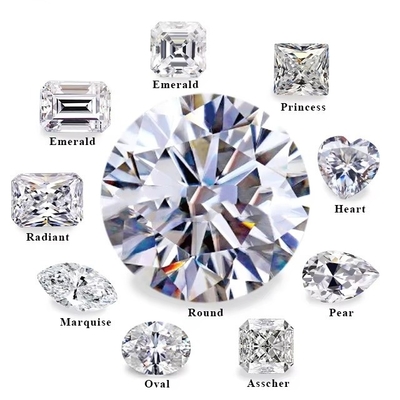 DEF Renk Moissanite VVS Geçit Elmas Denetleyicisi Sıfır Oval Moissanite Taşları