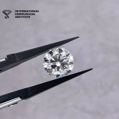 0.5ct 1ct 1.5ct 2ct 3ct Beyaz Moissanite Elmas HPHT CVD Laboratuvar Büyümüş Elmas