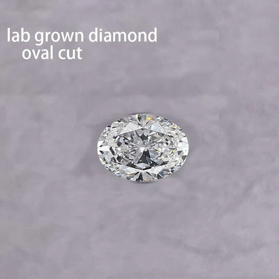 Büyük Boyut 5ct Oval Kesim CVD E F VS1 VS2 IGI Laboratuvar Büyütülmüş Sıfır Elmaslar Toptan