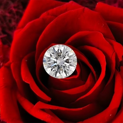 0.5ct - 3ct E Renk Sertifikalı Laboratuvar Yaratılmış Elmaslar Moissanite HPHT CVD Elmas