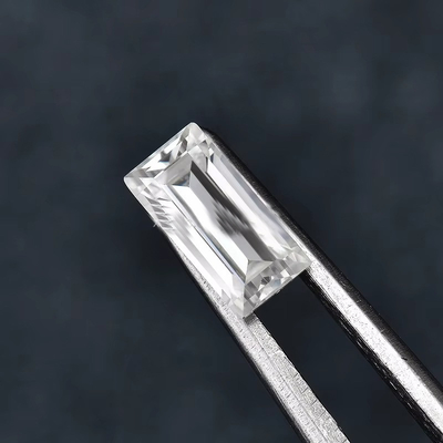 Kusursuz Melee Moissanite Baguette D Rengi Vvs1 Moissanite Elmas