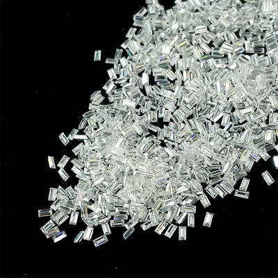 Kusursuz Melee Moissanite Baguette D Rengi Vvs1 Moissanite Elmas