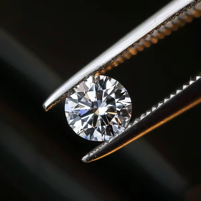 5mm-20mm VVS1 Beyaz yuvarlak kesilmiş gevşek Moissanite Taşları