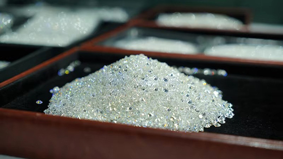 Mücevherler Beyaz VVS Melee Moissanite Elmas, Özel Melee Loose Moissanite Taşları