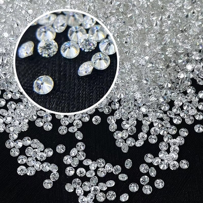 Mücevherler Beyaz VVS Melee Moissanite Elmas, Özel Melee Loose Moissanite Taşları