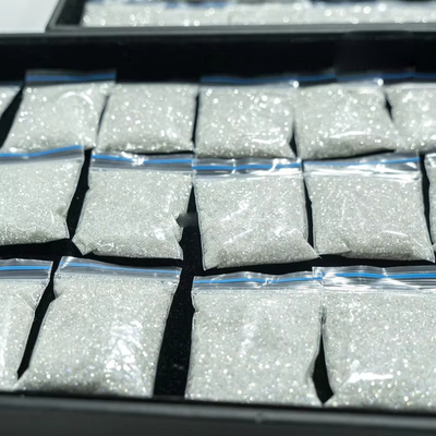 Küçük Boyutlu Yuvarlak Melee Moissanite 1.0 CT Her Paket Renk Oyunu Optik Etkileri ile