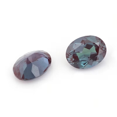 Oval Parlak Kesim 6*8mm Laboratuvar Sertifikalı Kadın Mücevherleri için Boş Renkli Moissanite