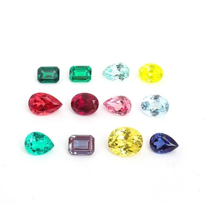 Oval Parlak Kesim 6*8mm Laboratuvar Sertifikalı Kadın Mücevherleri için Boş Renkli Moissanite