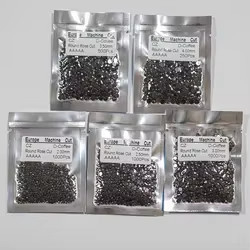 Gül Kesim Kübik Zirkonya Moissanite Yuvarlak Parlak Kesim Taşlar Uygulanan ısı işlemleri