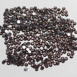 Gül Kesim Kübik Zirkonya Moissanite Yuvarlak Parlak Kesim Taşlar Uygulanan ısı işlemleri