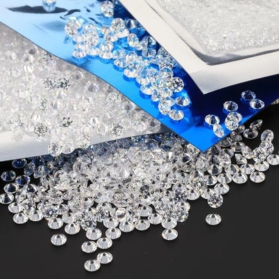 1000pcs/pack 5A Melee Beyaz CZ Taş Sıfır Kübik Zirkonya Kadınlar için Moissanite Mücevher