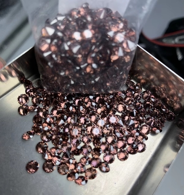 0.8mm 2mm 2.8mm Yeşil Pembe Mavi Renk Moissanite Sınıf 3A 5A Küçük Boyut CZ Kübik Zirkonya