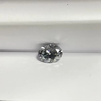 Cümle 0.5ct 1ct 2ct Gri Mossinate elmas Gem Gri Renk Oval Pear Cut Loose doğal moissanite düğün yüzükleri