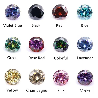 Prenses Cut Canlı Sarı Mosanita VVS gevşek Zümrüt Moissanite Elmas moissanite yüzükler pembe moissanite söz yüzüğü