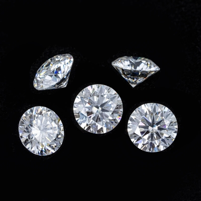 Prenses Yeşil Sarı Pembe Moissanite Taş VVS gevşek Yastık Mosanita Elmas gül altın Moissanite nişan yüzükleri