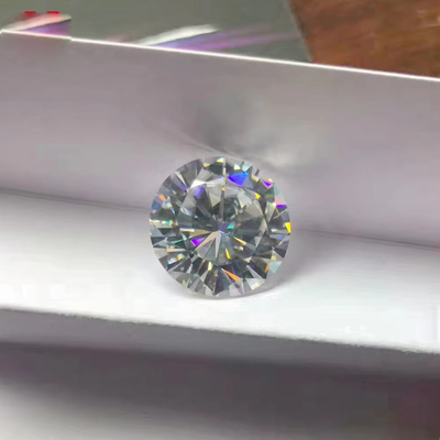 Moissanite Elmas Kalbi Prenses Asscher Yastık Yuvarlak Parlak Kesim Charles VVS Sıfır Taş