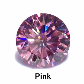 Üreticiler Alışveriş Moissanite gevşek taş Elmas Test GRA elmas yuvarlak Yırtıcı Moissanite taşları mücevher yapımı için