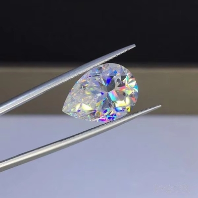 armut şeklindeki moissanite yüzüğü Özel GRA VVS Mossanite Açıklık Sıfır Moissanite Elmaslar Moissanite mücevher taşları