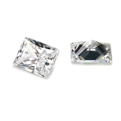 Fabrika Toptan Satış Mücevher Rengi Moissanite Düzgen 3A 5A Moissanite Yüzüğü İçin Sıfır Kübik Zirkonya Taşları 4ct