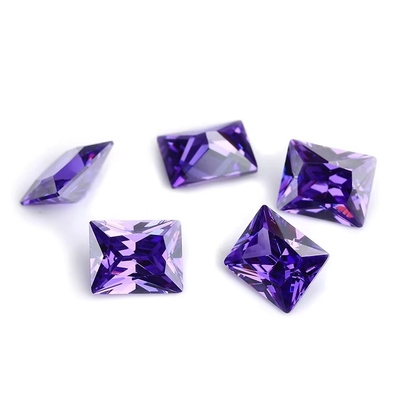 Fabrika Toptan Satış Mücevher Rengi Moissanite Düzgen 3A 5A Moissanite Yüzüğü İçin Sıfır Kübik Zirkonya Taşları 4ct