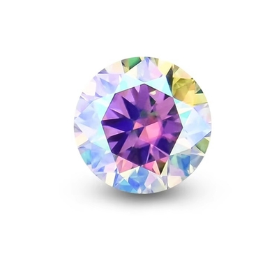 Grosso GRA Moissanite Gri Pembe Sarı Şampanya Mavi Yeşil Yuvarlak kesilmiş moissanite mücevher yapımı için elmas