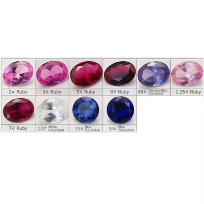 Mücevherler Sentetik 34# Sapphire Square 1.5x1.5mm-10x10mm Korundum Yüzükler için gevşek mücevher vvs moissanite özel asma
