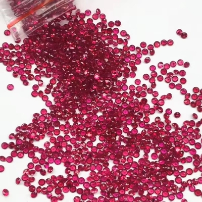 Vintage Tarzı Ruby Moissanite Sentetik Korundum Pear Şekli 2x3mm'den 10x14mm'e Kadar Mücevher Yapımı İçin Sıfır Taş