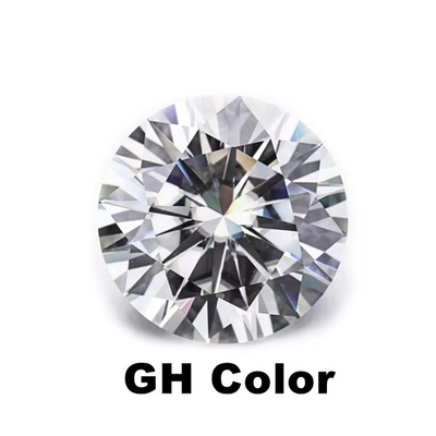 Melee Moissanite Elmas Her Karat Yuvarlak Kesim DEF Küçük Boyut Moissanite VVS1 Laboratuvar Büyütülen Elmas Gemstone Şekli Kare