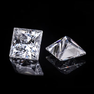 Prenses Cut Loose GRA Moissanite Elmas D VVS1 Kare Şekil Moissanite