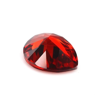 Vintage moissanite nişan yüzükleri gevşek mücevherler çeşitli renkler inci şekli 6x4mm sentetik kübik zirkonya