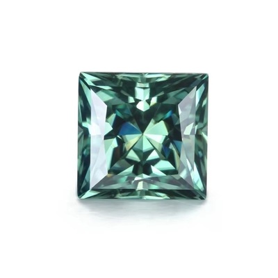 Prenses Cut 5.5x5.5mm 1 karat Moissanite VVS Renkler Kare Parlak Sıvı Elmas