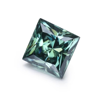 Prenses Cut 5.5x5.5mm 1 karat Moissanite VVS Renkler Kare Parlak Sıvı Elmas