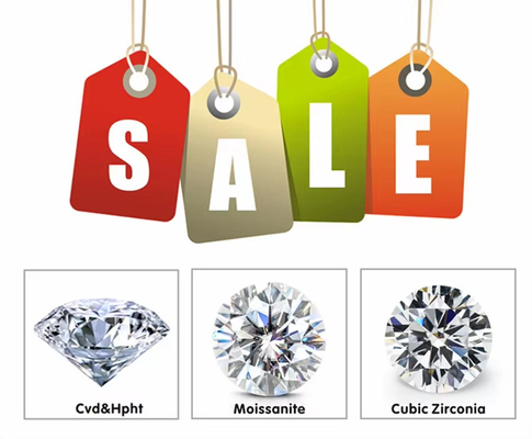 toptan gevşek küçük Moissanite Yuvarlak kesim 0.8mm- 3mm Hip Hop mücevherleri için kara başına beyaz D moissanite elmas VVS1