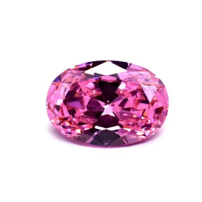 Moissanite küpeler mücevherler pembe peridot granet sarı cz taşlar oval şekil 12x10mm sentetik kübik zirkonya için yüzük