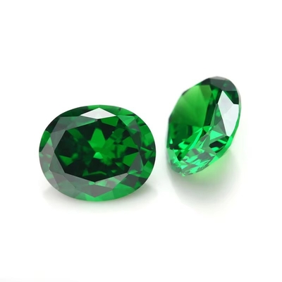 Moissanite küpeler mücevherler pembe peridot granet sarı cz taşlar oval şekil 12x10mm sentetik kübik zirkonya için yüzük