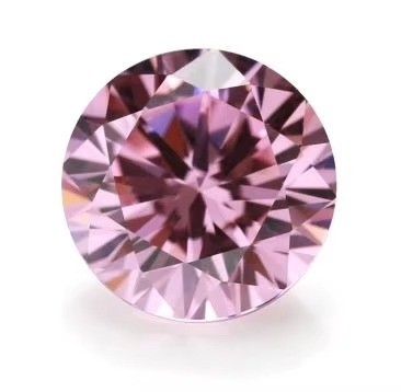 Yuvarlak top granat peridot pembe renkler CZ boncuklar sentetik kübik zirkonya gevşek taş elmas küpeler için