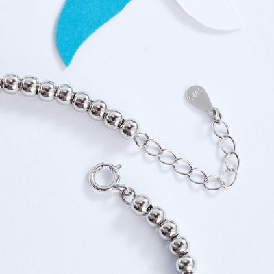 CZ 2 Gram19x0.35cm Balık Kuyruğu Bileklik Unisex Hediye Gümüş Kaydırıcı Bileklik