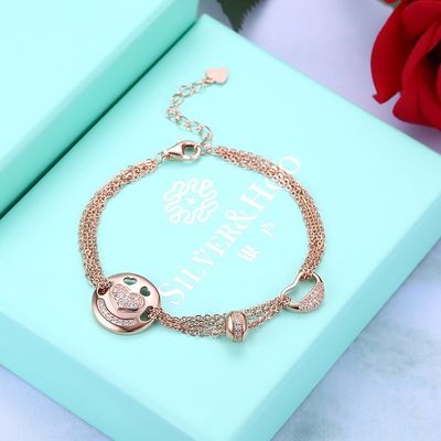Rose Gold Gümüş Takı Bilezikler