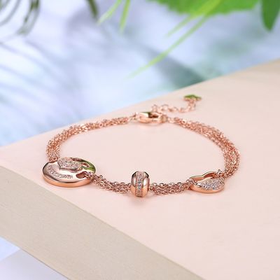 Rose Gold Gümüş Takı Bilezikler
