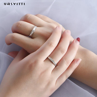 0.7in 0.06oz Gümüş Takı Yüzükler Anne Trendy Twisted Band Yüzük