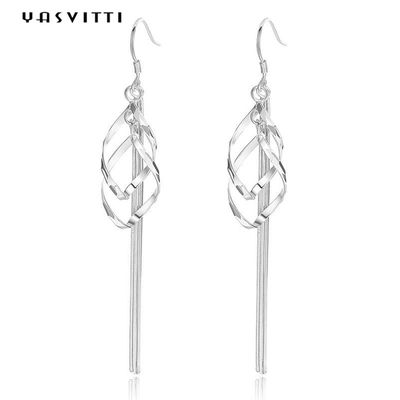 7.5x1.1cm 3.5g Bohem Stili Küpe OEM Valentine Altın Küpe Kancaları